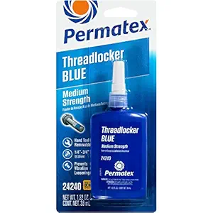 Permatex 24240 Medium Strength Threadlocker Blue, 36 ml