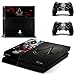 Produktbild Playstation 4 + 2 Controller Aufkleber Schutzfolie Set - Assassins Creed III /PS4