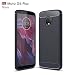 Produktbild Motorola Moto G6 Plus Hülle Case Tasche Kohlefaser Ultra-dünne Slim Silikon/ Gummi Case Leicht TPU Ultra Thin Soft Stoßfest Shockproof Staubdicht Schutzhülle Covers Sleeve Leder für Moto G6 Plus