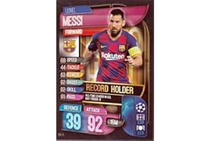 MATCH ATTAX 19/20 Lionel Messi FC Barcelona All-Time Record Holder Collectible Card Game Trading Card - Kid, Teen - 1 Card