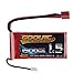 Produktbild GoolRC 2S 7.4V 1500mAh 30C Lipo Akku Batterie mit T Stecker für RC Auto Boot LKW Drohne