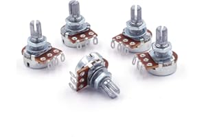 SR PASSIVES 5x Potentiomètre mono linéaire Axial 50KΩ B50K pour fil a soudé