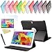 Produktbild SVS 3in1 SET Tab S 10.5 360° Schutzhülle + Folie + Pen Samsung Galaxy Tab S SM-T800 / T801 / T805 Tasche Etui (Schwarz)