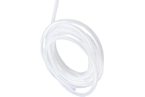 LAVMHAB Klar silikonrör matkvalitet slangar storlek 5 mm x 8 mm, längd 6 m (19,6 fot), tjocklek 1,5 mm, flexibla silikonrör i