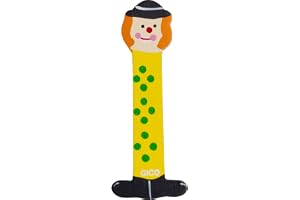 Träbokstäver namn barnrum stor dekoration för dörren, roliga clowns, A-Z, höjd ca 9 cm, träbokstav 7361 (I)
