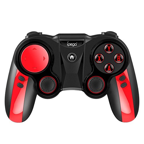Preisvergleich Produktbild KOBWA Bluetooth Game Controller, kabellose Bluetooth-Gamepad mit Verstellbarer Halterung Halterung für Android und IOS Handy / Tablets / Smart TV / TV Boxen / Pcs