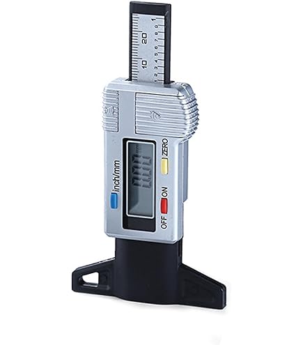 Misuratore Digitale Battistrada Pneumatici - Precisione 0,01mm, LCD, 0-25,4mm - Foto 4