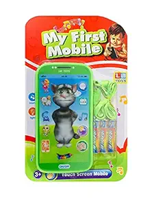 BELOXY My Talking First Learning Kids Mobile Smartphone with Touch Screen and Multiple Sound Effects, Along with Neck Holder for Boys & Girls