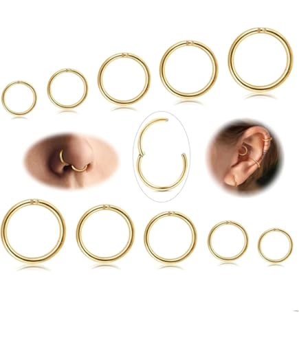 Orecchini In Cartilagine D'oro - Italia - Foto 13