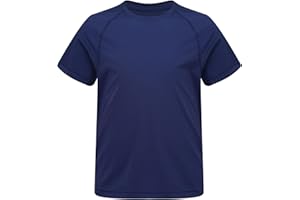 Fldy Kinder Mädchen Sport Tshirt Kurzarm Schnelltrocknendes Laufen Workout Yoga Top Atmungsaktiv Regular Fit