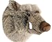 Produktbild Wagner 8009 - Plüschtrophäe Wildschweinkopf - lebensecht - XL - Plüschtier Trophäe Wildschwein Plüsch