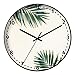 Produktbild Wanduhr/Quarzuhr, Runde stumme Uhr des kreativen Blattmusters für Wohnzimmer, Schlafzimmer, Küche, Büro