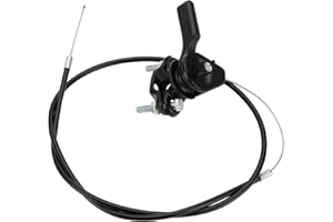 Be In Your Mind 1pc 1m Throttle Cable Switch Assembly Wacker Plate Throttle Cable Replacement Part Suitable for 6.5 Hp C60 Compactor, 22-32mm Handlebar