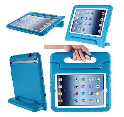 Aken Multi Function Child / Shock Proof Kids Cover Case with Stand / Handle for Apple iPad 2nd / 3rd / 4th Generation Tablet (iPad 2/3/4ï¼‰ (blue) by Aken - 2