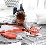 Covermason Babydecke Kinder Fuchs Strickdecke Spielen Decke Für 0-6 Alter Kinder Baby, 75 * 105cm - 3