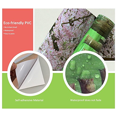 MKS Türtapete selbstklebend TürPoster 3D Bewirken Suspension Brücke Fototapete Türfolie Poster Tapete 77X200cm Abnehmbar PE Schälen und Stock Wandtapete zum Wohnzimmer Küche Schlafzimmer Wandaufkleber - 5