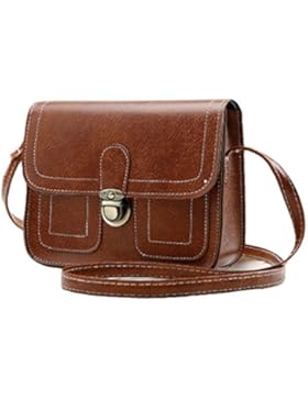 Kleine Schultertaschen PU-Leder-Seitentasche Kreuz-Körper für Frauen