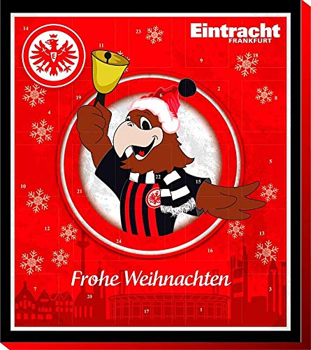 Preisvergleich Produktbild Eintracht Frankfurt - Adventskalender 2018 - Weihnachtskalender, Premium mit Poster - 2018 - Bundesliga - Fußball - (EUR 8,95 / 100g)