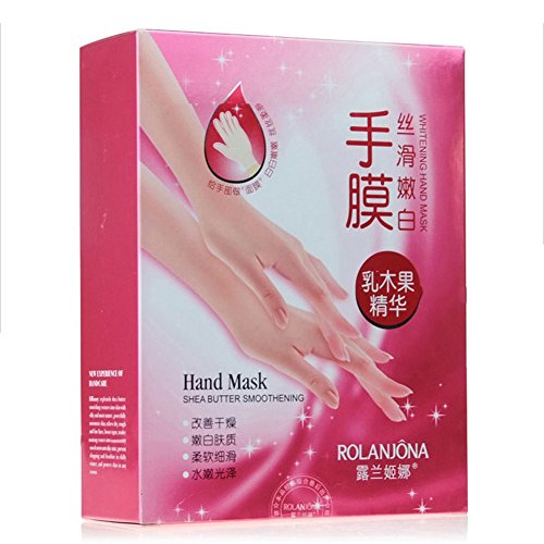 ROMANTIC BEAR Whitening Exfoliating Moisturizing Renewal Skin Hand Mask Gloves