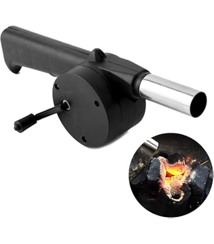 Lot De 2 Souffleurs à Feu KRYMSON - En Acier Inoxydable Rétractable - Pour Camping, Barbecue, Feu De Camp - Portable Et Efficace