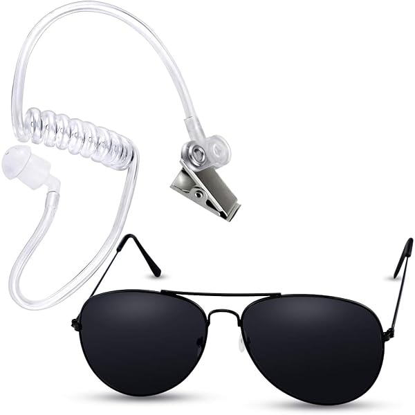 Yewong Disfraces de espía de detective para niños, accesorios con gafas de sol con sombrero espía Yewong Disfraces de espía de detective para niños, accesorios con gafas de sol con sombrero espía
