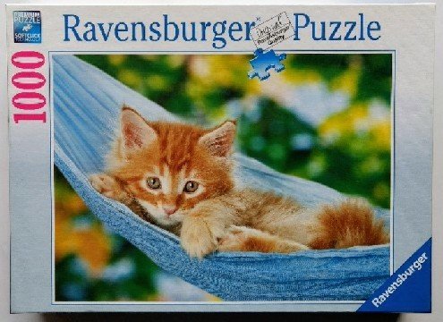 Preisvergleich Produktbild Ravensburger 19241 - Katze beim Nickerchen - Puzzle 1.000 Teile