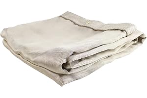 Jackson Safety Heavy Duty Welding and Grinding Protective Blanket Silica Uncoated, Fire Blanket, 1m x 2m 1000°C working temp, with grommets for hanging J2727