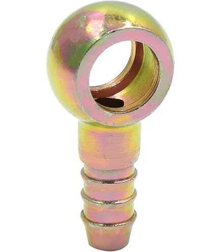 Kit Raccords Banjo Bronze 12mm Pour Moto - Boulons, Rondelles, Tuyau Barb - X-autohaux