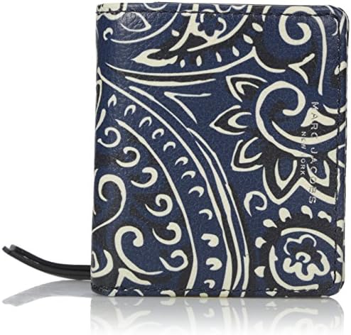 Marc Jacobs Recruit Paisley Open Face Billfold Wallet, Rail Blue Multi, One Size