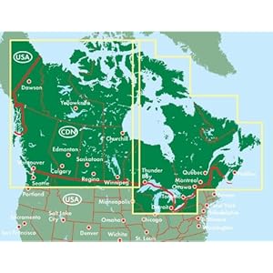 Canadá, mapa de carreteras. Escala 1:3.000.000. Freytag & Berndt. (Auto karte)
