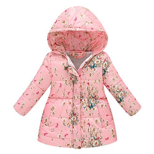 Zolimx Ropa Bebe Niña 2019 Ofertas Infantil Abrigo a Prueba de Viento con Capucha y Chaqueta de Invierno con Estampado de Dibujos Animados