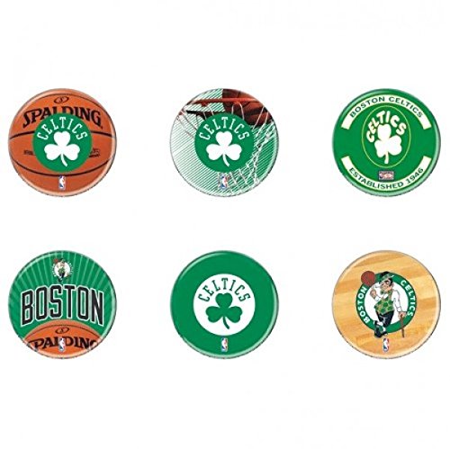 'officielle NBA Bouton 'Boston Celtics, Badge, broches comme Lot de 6