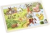 Goki 57890 - Einlegepuzzle - Tierkinder II - 