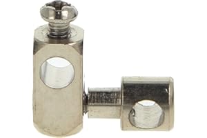 Pièce articulée double Tecuro - À monter sur une bonde d’écoulement - En laiton chromé