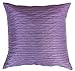 Produktbild LUXURY FAUX SILK CRINKLE CUSHION COVERS 18 x 18 (45x 45cm) - 7 Colours (Aubergine) by Sterling Mill