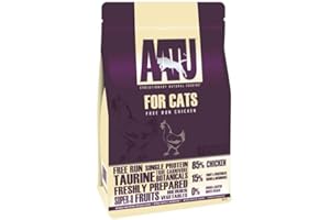 AATU 85/15 Complete Dry Cat Food, Chicken 3kg - High Protein, Grain Free Recipe, No Artificial Ingredients