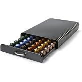 60 Adet Kapasiteli Kaps&uuml;l Kahve Standı Kahve &Ccedil;ekmecesi mt195sy