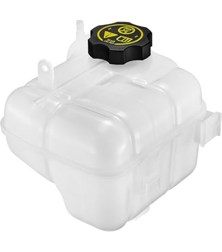 A-Premium Pressurized Engine Coolant Recovery Reservoir Tank With Cap&Sensor Compatible With Jaguar XJ 2014-2018 V6 3.0L 2010-2018 V8 5.0L XJR 2014-2017 V8 5.0L