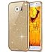 Produktbild Für Samsung Galaxy S7 Edge Hülle Glitzer,Galaxy S7 Edge Hülle Transparent Soft Silikon Case,EMAXELERS Glitzer Silikon Hülle für Galaxy S7 Edge,Galaxy S7 Edge Hülle Blumen,Samsung Galaxy S7 Edge Hülle Clear,Galaxy S7 Edge Hülle Crystal,Galaxy S7 Edge Hülle Bling Diamant Sparkly Electroplate Plating Bumper Weich Rückseite Handytasche Hülle Schale Etui Case Cover Haut Schale für Samsung Galaxy S7 Edge,Gold TPU