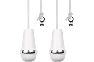 Nadiaen 2PCS Bathroom Light Pull Cord,Stylish Bathroom Pull Cord Square Design,Pull Cord Handle Ideal for Ceiling Fans,Chandeliers,And Electric Fans Safe,Light Pull Handle Enhance Your Bathroom Décor