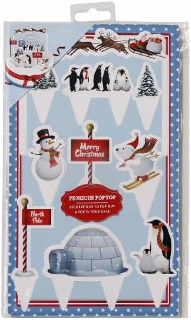 Jolly Holly Poptop Penguin, Red