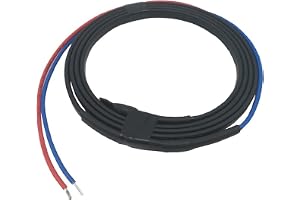 STYIRE Värmekabel 12 V självreglerande värmekabel, kall tråd ansluten, kan använda PE isolering lågspänning PTC värmare uppvärmning hållbar (färg: 12 V 0,5 m)