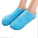 Makhry SPA Moisturizing Gel Socks with Vitamin E For Dry Cracked Heel Care Skin Repair Therapy Treatment Comfy Recovery Socks (Blue)