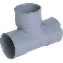 Tube PVC Rigide 152x160mm - 35cm Gris Pour Tuyauterie Et Gainage Câble