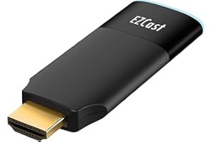 EZCast 2 Wireless HDMI Display Adapter – 4K UHD, Miracast, AirPlay, DLNA, Compatible with Android, iOS, Windows, macOS, Wi-Fi 2.4/5GHz