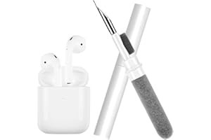 Kit di Pulizia per Airpods Wilbeva, Penna per Pulisci Auricolari Bluetooth per Airpods Pro 1 2 3 Samsung MI Android, Accessori 3 in 1 Multifunzione per Airpods/Tastiera/Cuffie Cleaner/Cleaning Penna