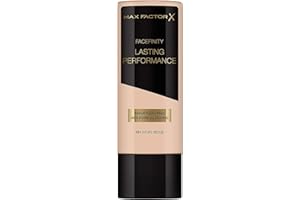 Max Factor Lasting Performance Liquid Foundation, 101 Ivory Beige, Full Coverage, Flawless and Radiant Finish, Lightweight Formula, Smudge Resistant, Non Pore-Clogging, Fragrance Free, 35ml