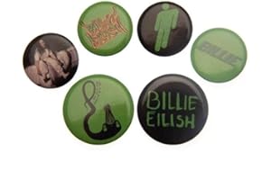 AMBROSIANA Billie Eilish Mix Badge (Pack of 6)