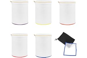 RANRAO Juego de 5 bolsas de filtro de 1 galón, bolsa de burbujas para extractor de esencia de hielo 25/73/120/160/220, bolsa llena de nailon impermeable para extractor