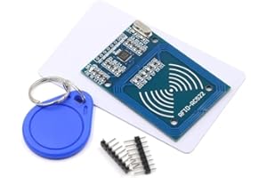 ElectroWorldFR Kit RFID 522 RC Lecteur, Puce et Carte 13.56MHz SPI Compatible avec UNO et Raspberry DIY